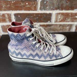 Converse X Missoni All Stars High Tops Unisex Women’s Size 9 / Men’s Siz…